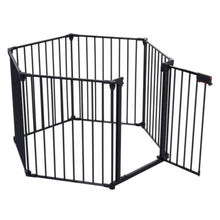150 inch Adjustable Play Yard with 6 Panels for Safety | Purrfect Pet Haven