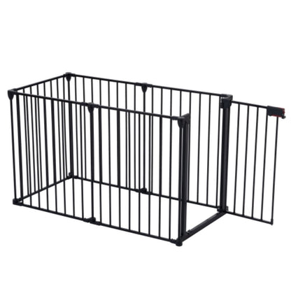 150 inch Adjustable Play Yard with 6 Panels for Safety | Purrfect Pet Haven