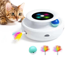 Electric Interactive Toy Pet Set 2 in 1 Smart Feather Fun Ball | Purrfect Pet Haven