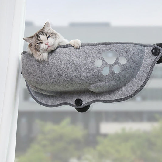 Premium Cat Window Hammock with Strong Suction Cups | Purrfect Pet Haven