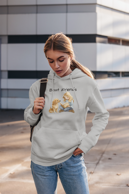 Best Friends Golden Retriever Hoodie - Cute Pet Lover