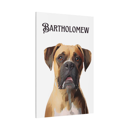 PAW-sonalized White Canvas Print | Upload Photo~Choose size | Purrfect Pet Haven