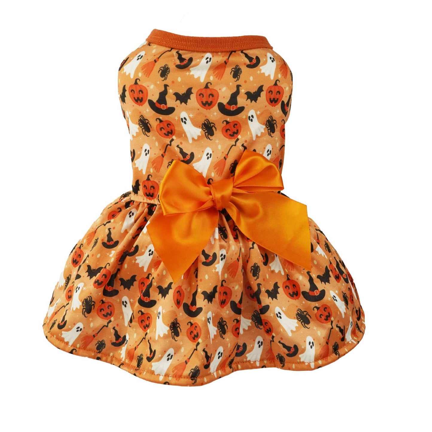 Elegant Halloween Pet Party Dress - Festive Costume Outfit