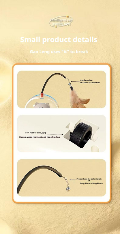 Laser Chase Car - Smart Electric Cat Toy with Auto Pointer - Purrfect Pet Haven