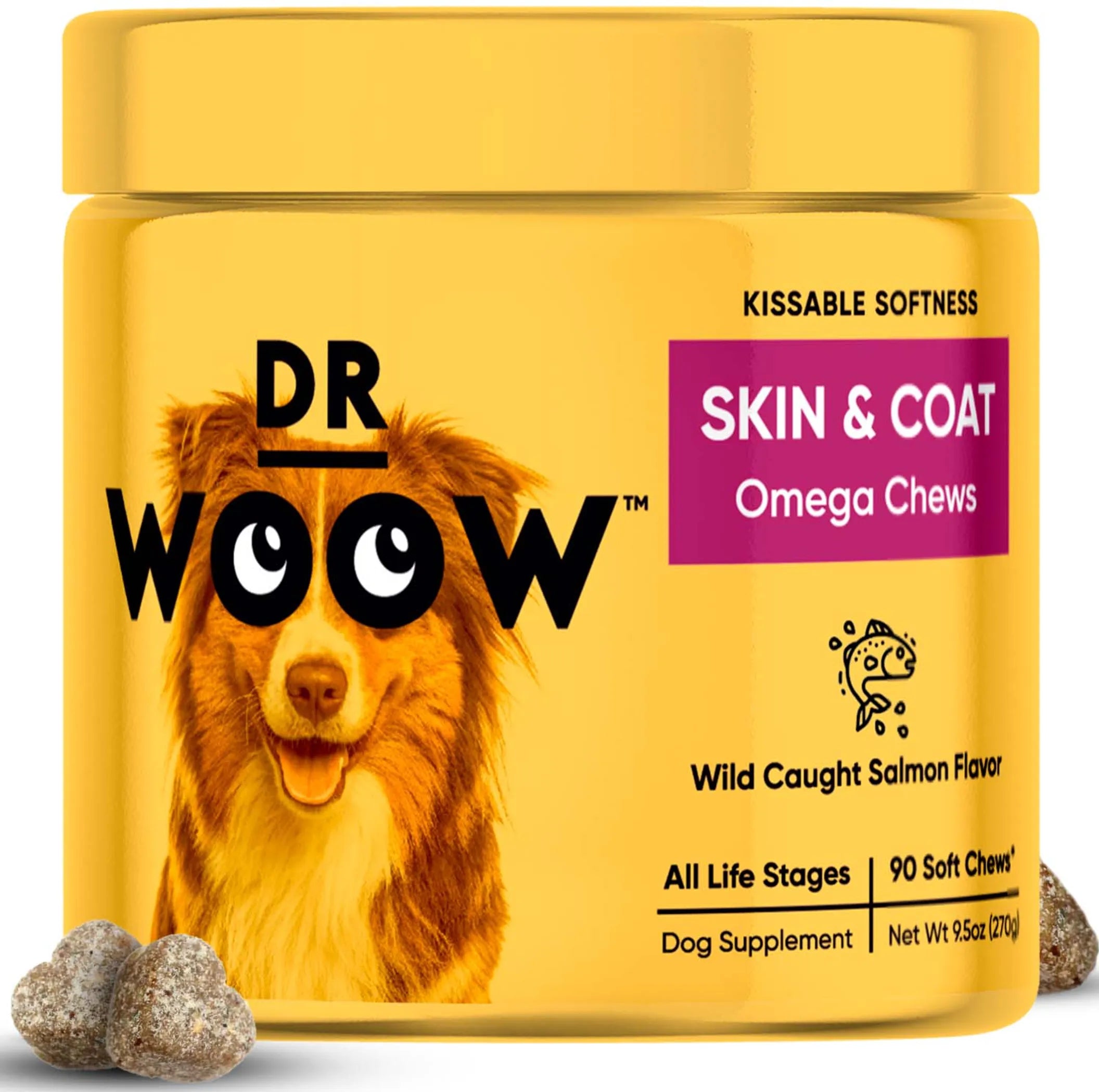 Dr Woow Skin and Coat Soft Chews | Purrfect Pet Haven