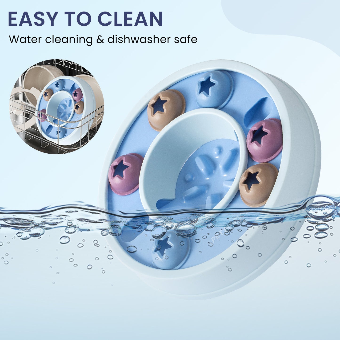 Interactive Puzzle Dog Toy - IQ Training Game Level 1-3 - Purrfect Pet Haven