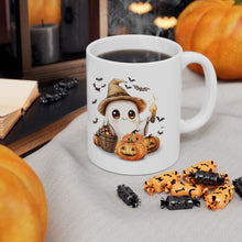 Halloween Scarecrow Ceramic Mug - Fall Coffee Cup Gift