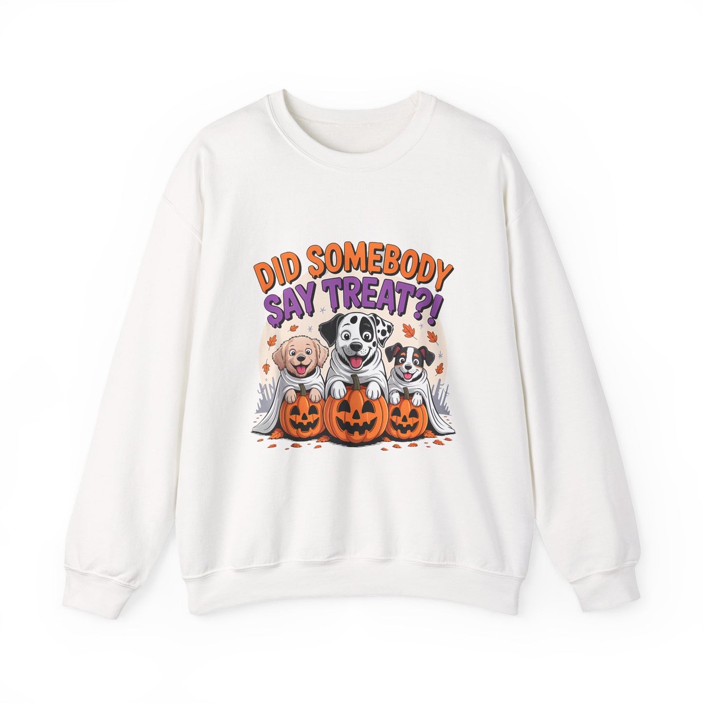 Halloween Dog Lover Crewneck - Cozy Spooky Season Pet Parent Sweatshirt
