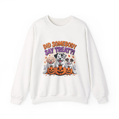 Halloween Dog Lover Crewneck - Cozy Spooky Season Pet Parent Sweatshirt