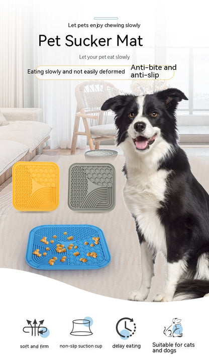 Anti-choke Slow Feeding Bowl Dog Licking Pad Pet Supplies
