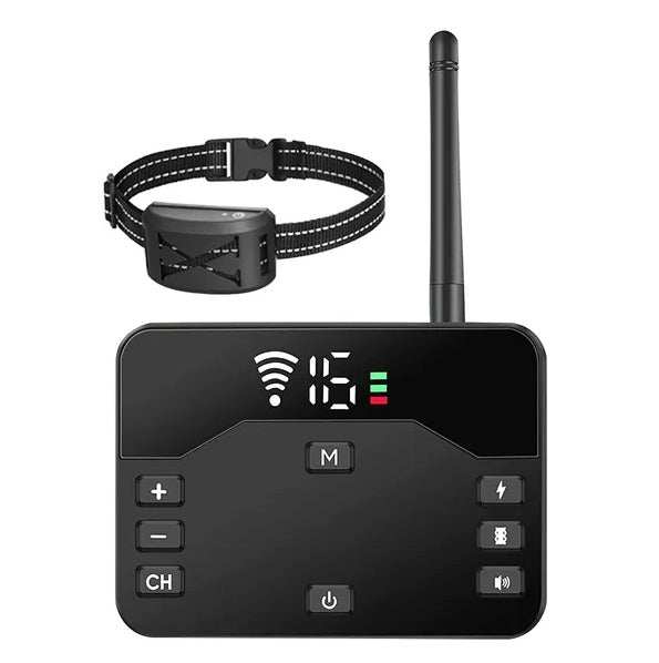 Wireless Dog Fence - Electric Boundary System With Waterproof Collar