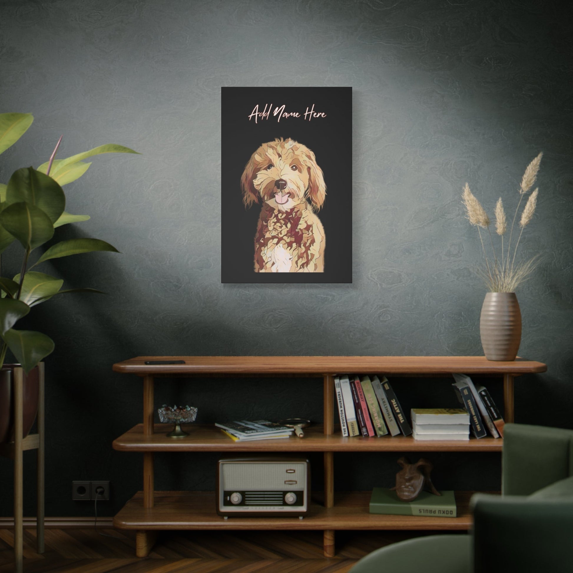 Custom Cartoonify Portrait Canvas - Personalized Art for Pet Lovers | Purrfect Pet Haven