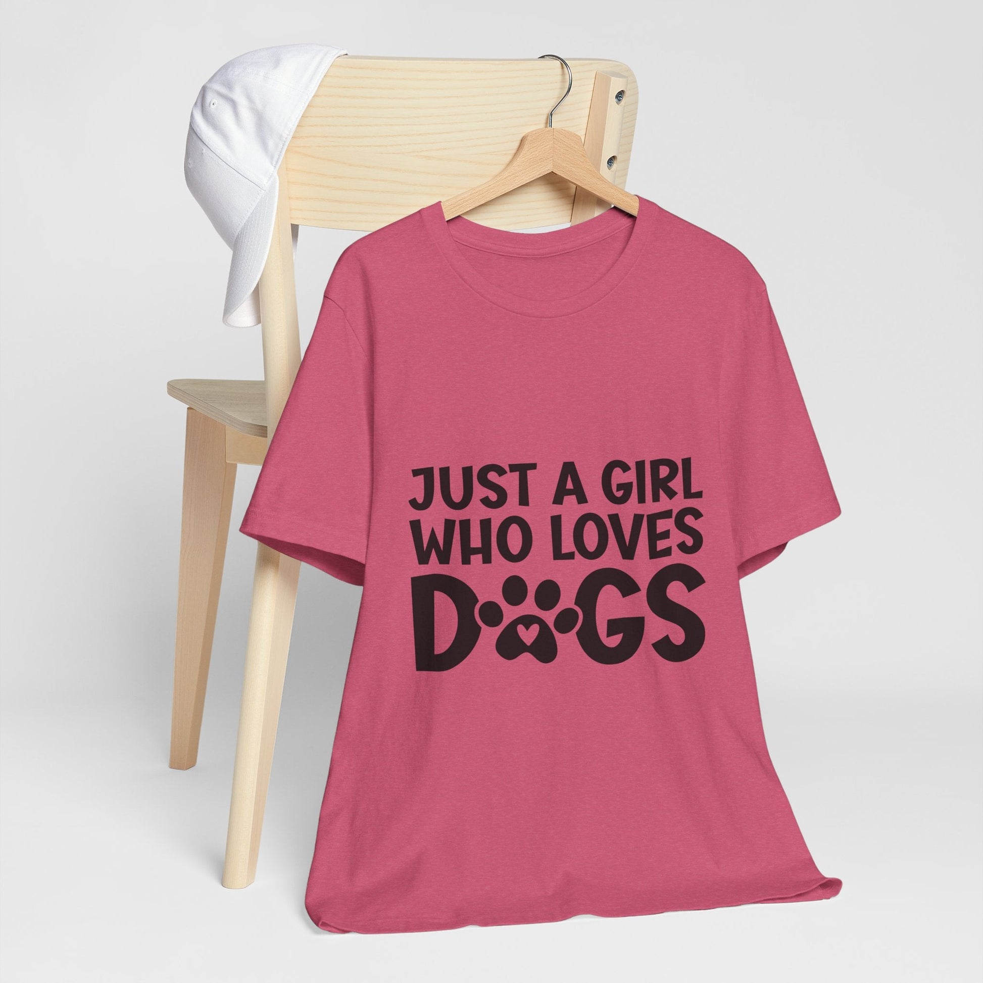 Dog Lover Unisex Tee - Just a Girl Who Loves Dogs | Purrfect Pet Haven