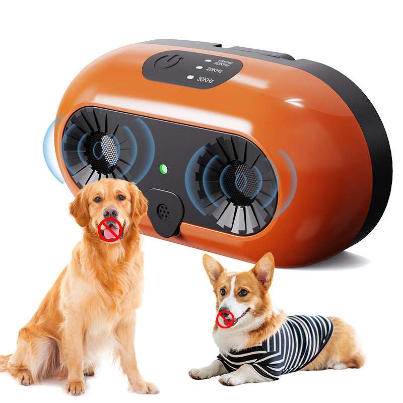 Ultrasonic Anti Barking Control Dog Deterrent Device with 3 Modes Stop Neighbors Barking Dog 50ft Range Indoor & Outdoor