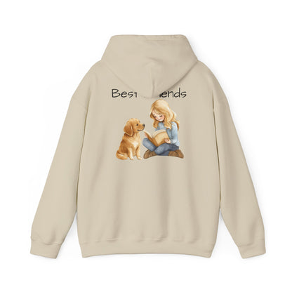 Best Friends Golden Retriever Hoodie - Cute Pet Lover