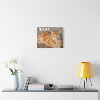 Personalized Landscape Photo Canvas Wall Art - Stretch Framed Print for Pet Lovers