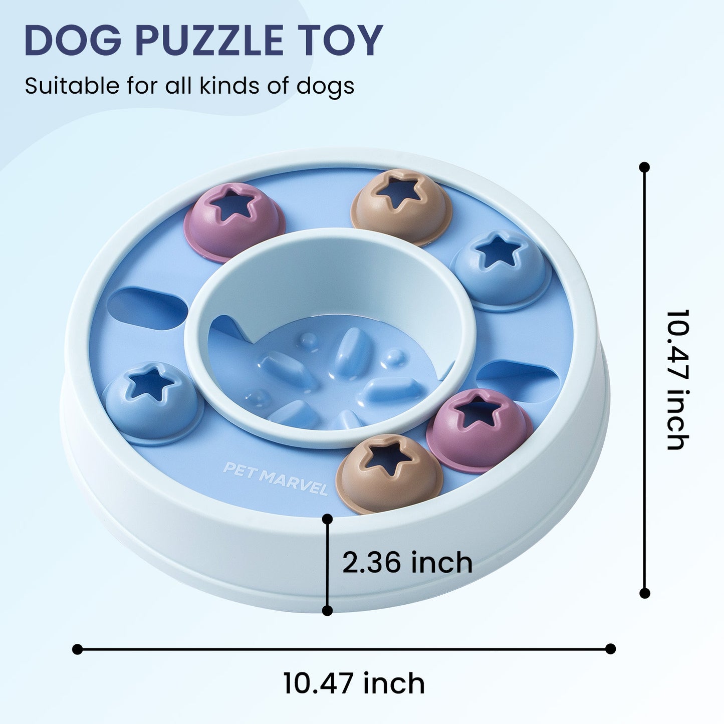 Interactive Puzzle Dog Toy - IQ Training Game Level 1-3 - Purrfect Pet Haven