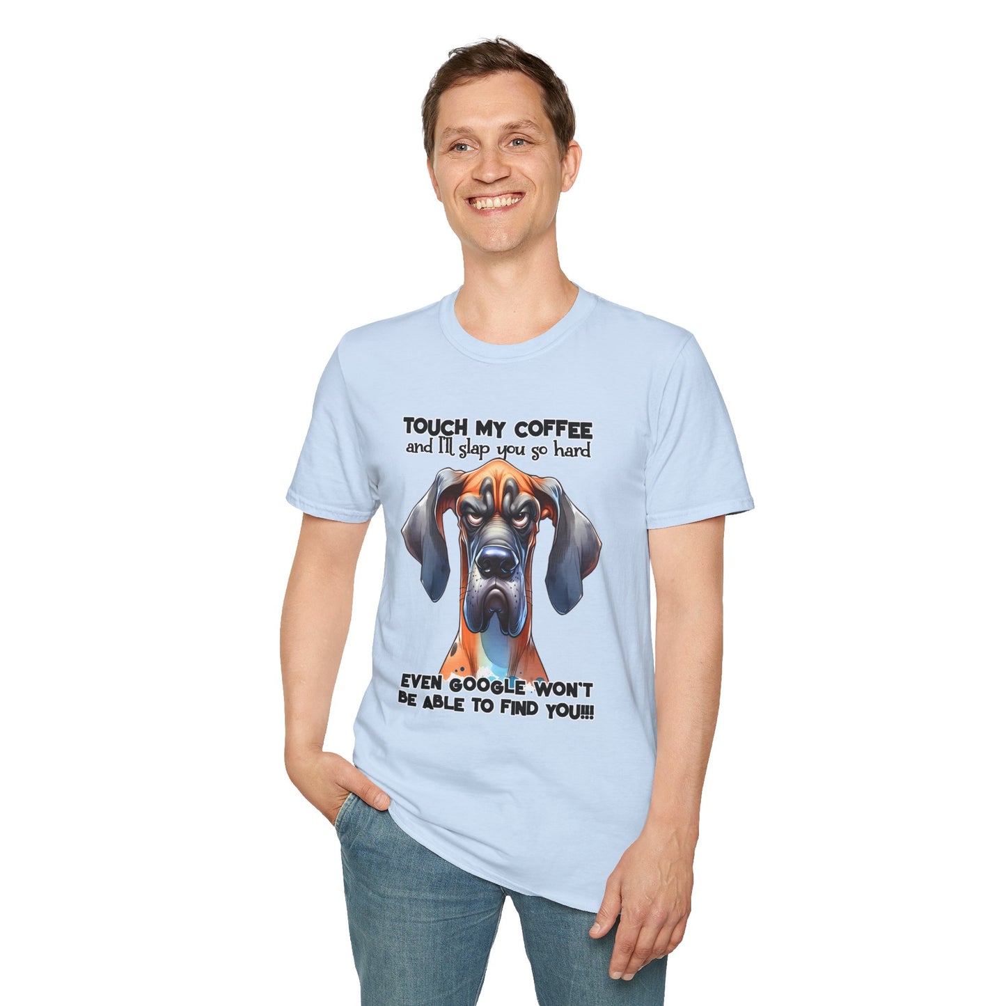 Funny Dog Coffee Lover T-Shirt - Hilarious Pet Parent Humor Tee