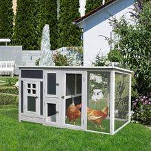 Chicken Coop with Run - Wooden Nesting Box Egg Box Fir Wood