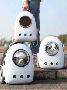 Space Capsule Transparent Pet Carrier Backpack