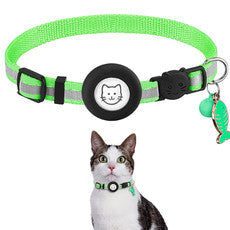 Apple Air Tag Tracker Protective Cover Anti-missing Pet Positioning Reflective Cat Collar
