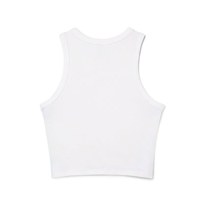 Dog Lover Coffee Micro Rib Racer Tank Top