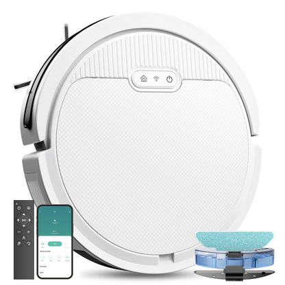Pet Hair Robot Vacuum - 3-in-1 Cleaner