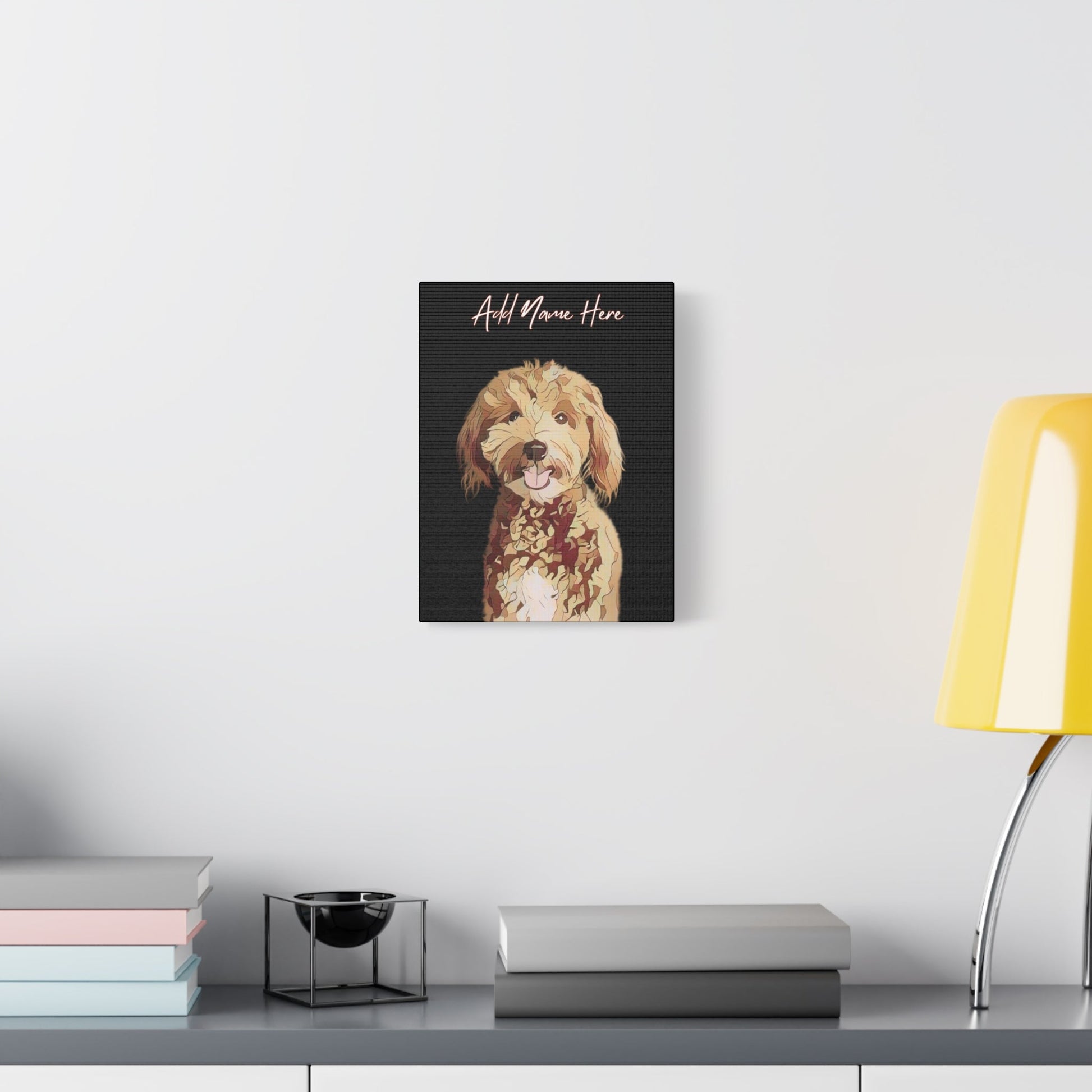 Custom Cartoonify Portrait Canvas - Personalized Art for Pet Lovers | Purrfect Pet Haven