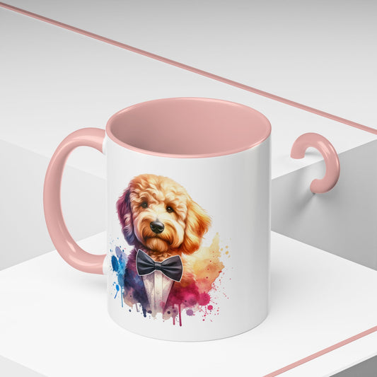 Watercolor Dog Lover Coffee Mug - 11oz & 15oz Accent Mugs for Pet Owners | Purrfect Pet Haven
