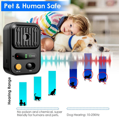 Anti Barking Device For Dogs - Rechargeable Ultrasonic Control