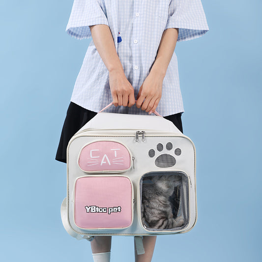 Portable Pet Messenger Bag - Outdoor Carrier