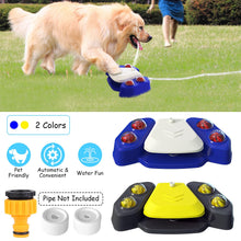 Smart Dog Water Fountain - Step-Activated Outdoor Sprinkler & Dispenser