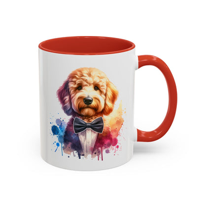 Watercolor Dog Lover Coffee Mug - 11oz & 15oz Accent Mugs for Pet Owners | Purrfect Pet Haven