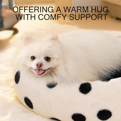 Polka Dot Donut Pet Bed - 23 Inch Round