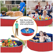 Foldable Dog Pool - Pet Swimming & Bathing Tub