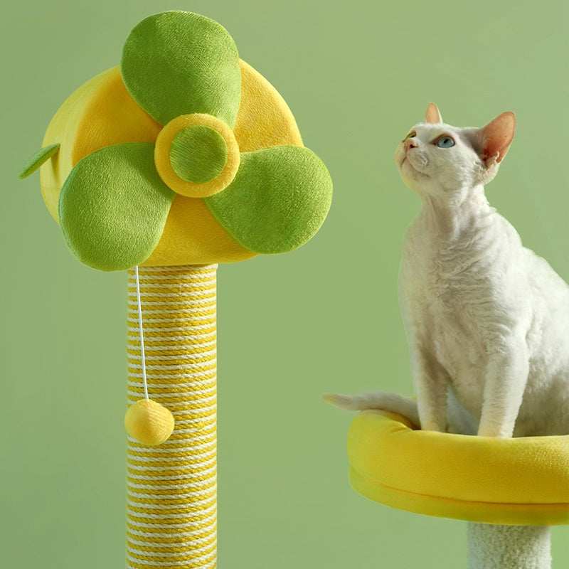 Cat Climbing Frame - Multi-Level Tower with Scratching Posts - Purrfect Pet Haven