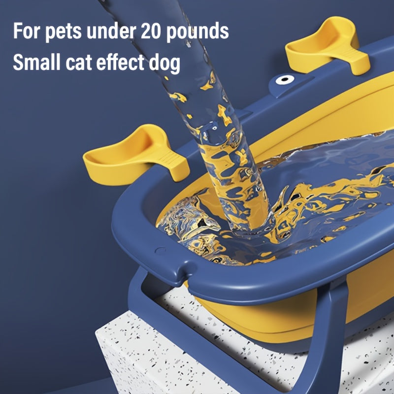 Portable Foldable Pet Tub Suitable For Cats And Small Dogs Under 20 Pounds