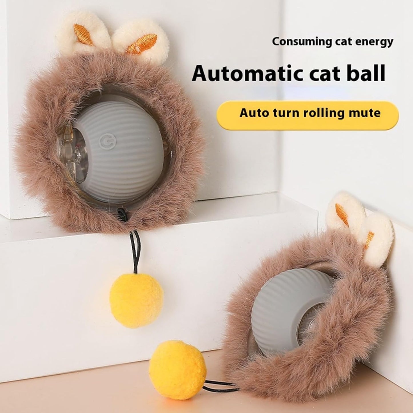 Smart Interactive Rolling Ball - Automatic Pet Toy for Cats & Dogs