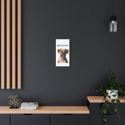 PAW-sonalized White Canvas Print | Upload Photo~Choose size | Purrfect Pet Haven