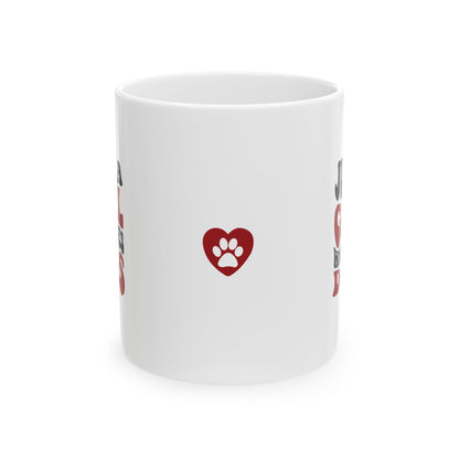 Just a Girl Who Loves Dogs Ceramic Mug | 11oz & 15oz Sizes | Perfect Gift for Dog Lovers