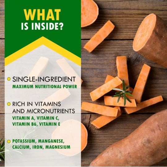Sweet Potato Dog Treats - Natural Chips 10.6 Oz Healthy Snacks