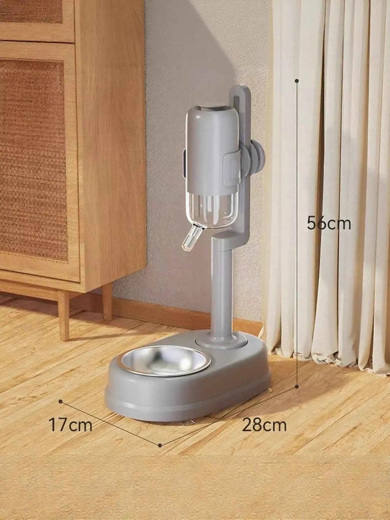 Automatic Pet Food and Water Dispenser Bowl