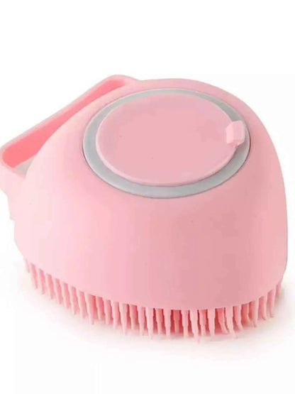 Cute Cartoon Silicone Pet Bath Brush