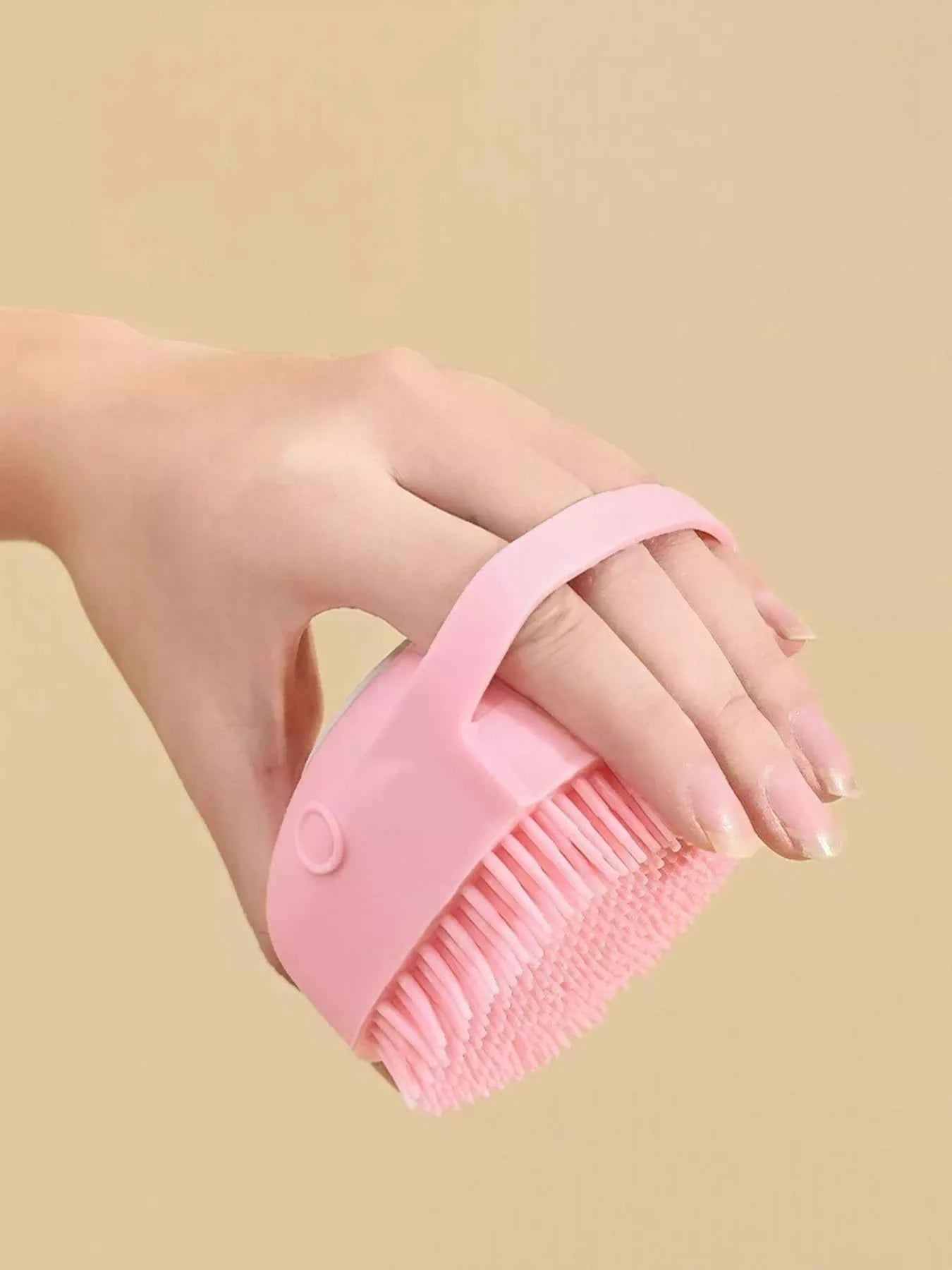 Cute Cartoon Silicone Pet Bath Brush