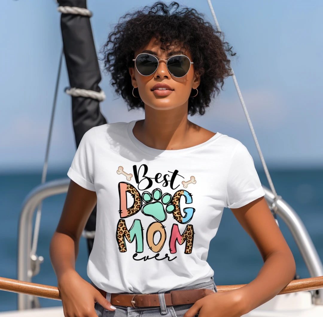 Comfort Colors Best Dog Mom T-Shirt