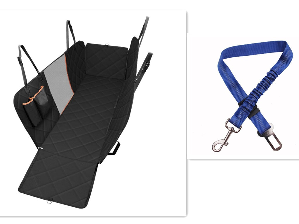 Back Seat Dog Car Cover Pet Hammock Safety Protector Mat