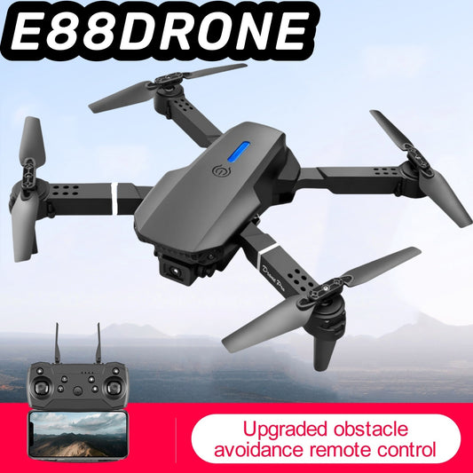 E88 Smart Pet Photography Drone - Foldable RC Camera Drone