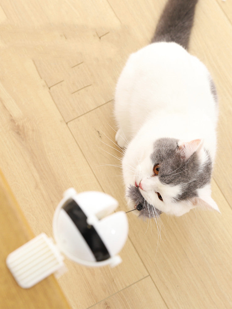 Smart Electric Cat Toy - Automatic Lifting Interactive Puzzle Ball