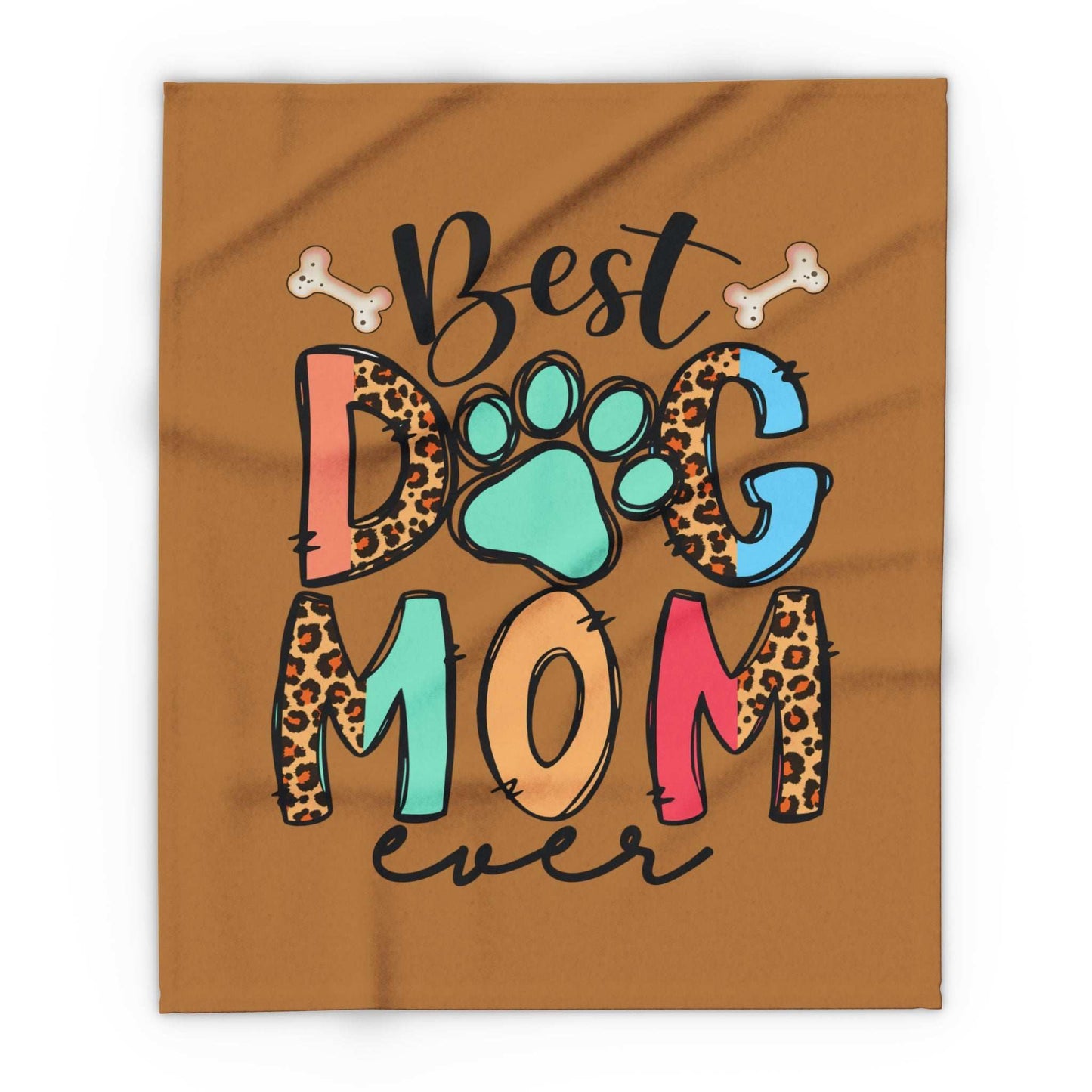 Best Dog Mom Ever Fleece Blanket - Cozy Pet Blankie