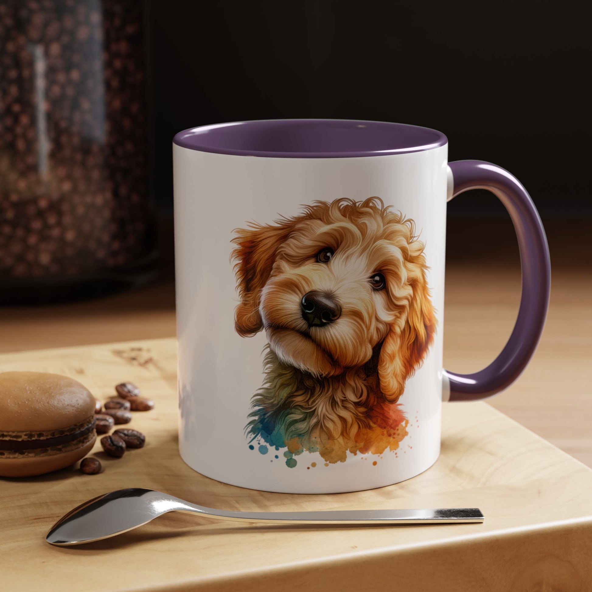 Cute Dog-Themed Accent Coffee Mug - Perfect for Animal Lovers | Purrfect Pet Haven